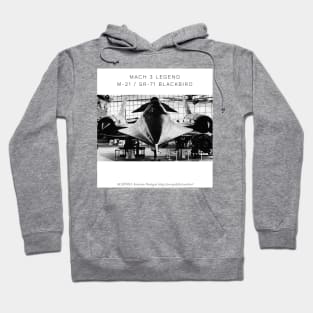 Lockheed Mach 3 Blackbird M-21 Drone Launcher Hoodie